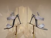 Colestore Dolce & Gabbana Satin Sandals with Iron-On Rhinestones  - 3