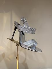 Colestore Dolce & Gabbana Satin Sandals with Iron-On Rhinestones  - 2