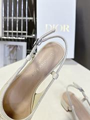 Colestore Dior Ballet Slingback Pump Quilted Cannage Calfskin Beige - 4