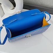 Colestore Goyard Chypre Wallet Pouch Blue 21.5x15cm - 4