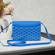 Colestore Goyard Chypre Wallet Pouch Blue 21.5x15cm - 2