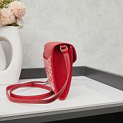 Colestore Goyard Chypre Wallet Pouch Red 21.5x15cm - 3
