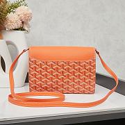 Colestore Goyard Chypre Wallet Pouch Orange 21.5x15cm - 5