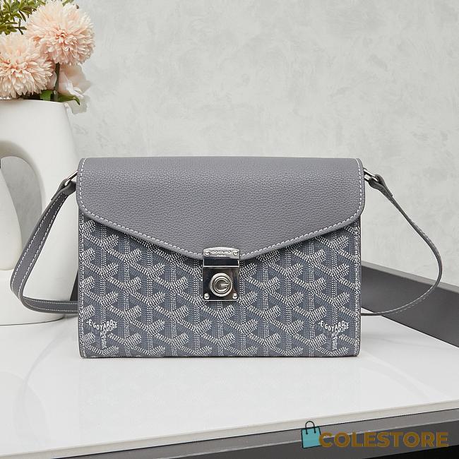 Colestore Goyard Chypre Wallet Pouch Gray 21.5x15cm - 1