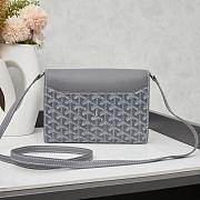 Colestore Goyard Chypre Wallet Pouch Gray 21.5x15cm - 5