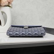 Colestore Goyard Chypre Wallet Pouch Dark Blue 21.5x15cm - 6