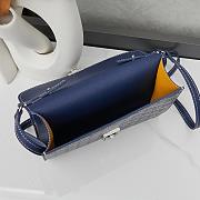 Colestore Goyard Chypre Wallet Pouch Dark Blue 21.5x15cm - 4