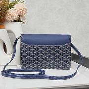 Colestore Goyard Chypre Wallet Pouch Dark Blue 21.5x15cm - 3