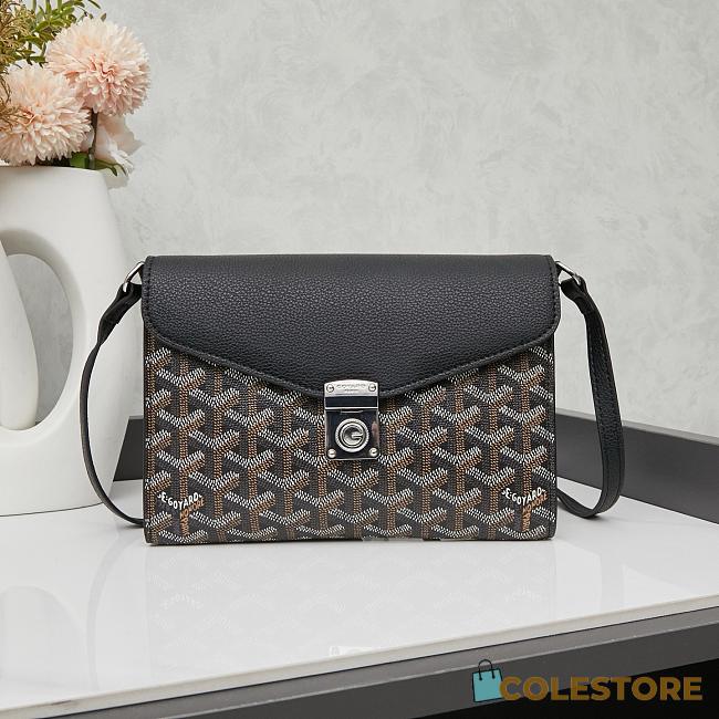 Colestore Goyard Chypre Wallet Pouch Black 21.5x15cm - 1