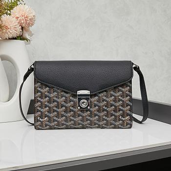 Colestore Goyard Chypre Wallet Pouch Black 21.5x15cm