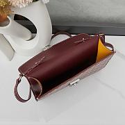 Colestore Goyard Chypre Wallet Pouch Burgundy 21.5x15cm - 3