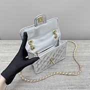  Colestore Chanel Mini Flap Bag Metallized Braided Calfskin & Gold-Tone Metal Sliver 13x19x5.5cm - 5