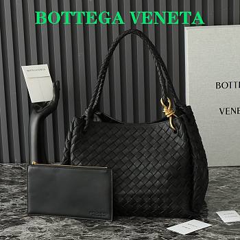 Colestore Bottega Veneta Large Parachute Black 30x26x20cm