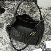 Colestore Bottega Veneta Large Parachute Black 30x26x20cm - 2
