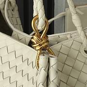 Colestore Bottega Veneta Large Parachute White 30x26x20cm - 6