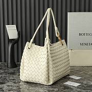 Colestore Bottega Veneta Large Parachute White 30x26x20cm - 5