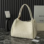 Colestore Bottega Veneta Large Parachute White 30x26x20cm - 4
