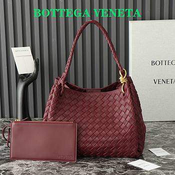 Colestore Bottega Veneta Large Parachute Burgundy 30x26x20cm