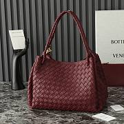 Colestore Bottega Veneta Large Parachute Burgundy 30x26x20cm - 4