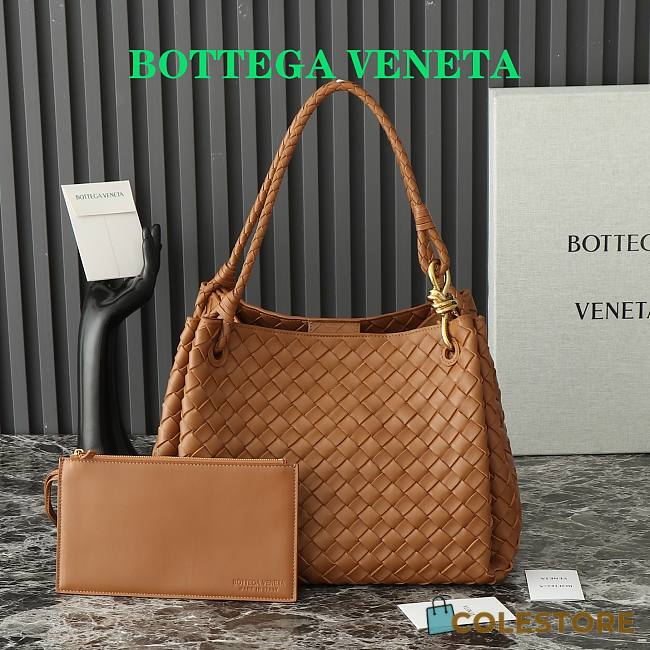 Colestore Bottega Veneta Large Parachute Caramel 30x26x20cm - 1