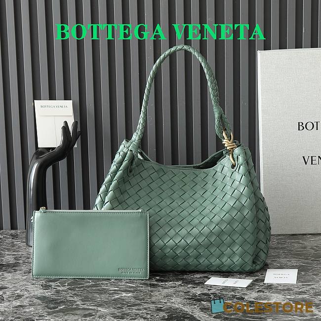 Colestore Bottega Veneta Large Parachute Hunter Green 30x26x20cm - 1