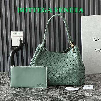 Colestore Bottega Veneta Large Parachute Hunter Green 30x26x20cm