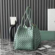 Colestore Bottega Veneta Large Parachute Hunter Green 30x26x20cm - 4