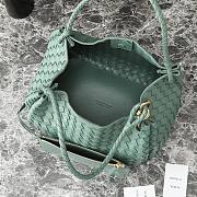 Colestore Bottega Veneta Large Parachute Hunter Green 30x26x20cm - 3
