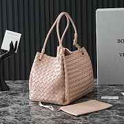 Colestore Bottega Veneta Large Parachute Light Pink 30x26x20cm - 5