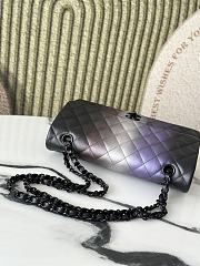 Colestore Chanel Color Metallic Ombre Quilted Lambskin Double Flap 25cm - 3