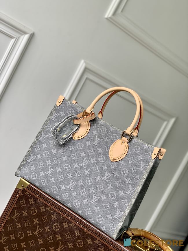 Colestore Louis Vuitton OnTheGo MM Monogram Denim 35 x 27 x 14cm - 1
