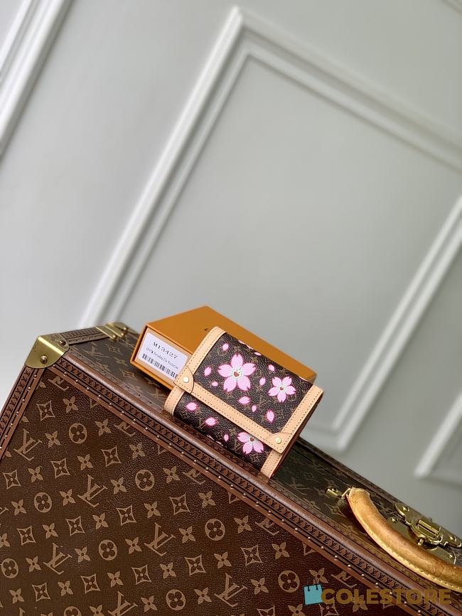 Colestore Louis Vuitton LV x TM Victorine Wallet Cherry Blossom 12 x 9.5 x 2.5cm - 1