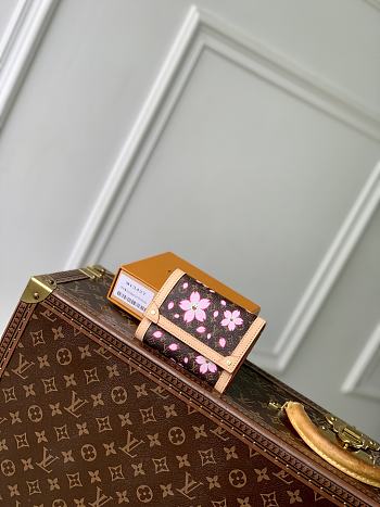 Colestore Louis Vuitton LV x TM Victorine Wallet Cherry Blossom 12 x 9.5 x 2.5cm