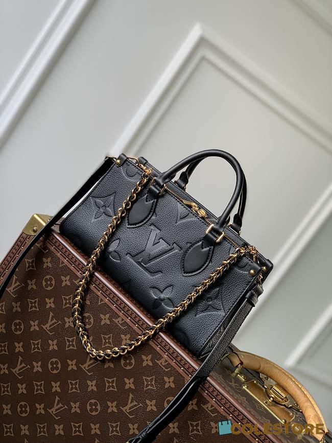 Colestore Louis Vuitton OnTheGo East West Monogram Empreinte Leather Black 25x13x10cm - 1