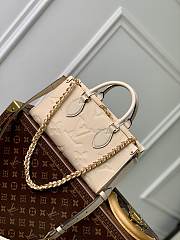 Colestore Louis Vuitton OnTheGo East West Monogram Empreinte Leather Cream 25x13x10cm - 5