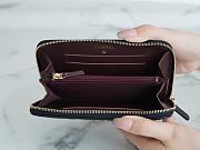 Colestore Chanel Caviar Long Zip Wallet Black 9×2×15cm - 6