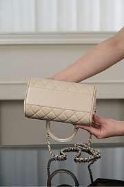 Colestore Chanel 25C Mini Boston Beige 11x18.5x11.4cm - 5