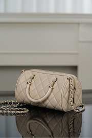 Colestore Chanel 25C Mini Boston Beige 11x18.5x11.4cm - 3