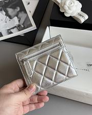 Colestore Chanel CF Classic Tri-Fold Quilted Card Holder Gold 10.5x11.5x3cm Sliver - 3