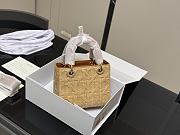 Colestore Dior Lady Dior Bag Natural Cannage Raffia 21cm - 4