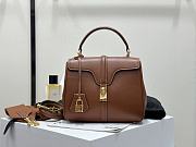 Colestore Celine Classique 16 Bag In Natural Calfskin Tan 23x18x10cm - 1