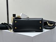Colestore Celine Classique 16 Bag In Natural Calfskin Black 23x18x10cm - 5