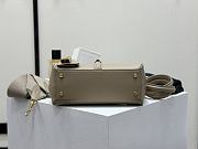 Colestore Celine Classique 16 Bag In Natural Calfskin Light Stone 23x18x10cm - 2