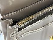 Colestore Celine Classique 16 Bag In Natural Calfskin Light Stone 23x18x10cm - 5