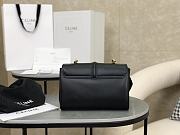 Colestore Celine Teen Soft 16 in Smooth Calfskin Black 23x15x9cm - 2