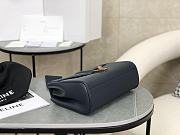 Colestore Celine Teen Soft 16 in Smooth Calfskin Dark Blue 23x15x9cm - 6