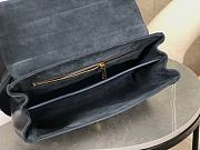 Colestore Celine Teen Soft 16 in Smooth Calfskin Dark Blue 23x15x9cm - 2