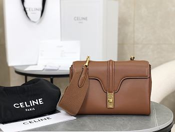 Colestore Celine Teen Soft 16 in Smooth Calfskin Tan 23x15x9cm
