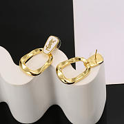 Colestore YSL Vintage Yves Saint Laurent 925 Silver Gold Plated Stud Earrings - 6