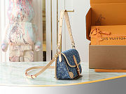 Colestore Louis Vuitton Diane Denim Blue M13070 25x9x15cm - 6